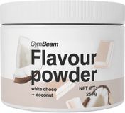 GymBeam Flavour powder bílá čokoláda kokos 250 g