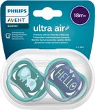 Philips Avent Šidítko Ultra air 18m+ chlapec (slon) 2 ks