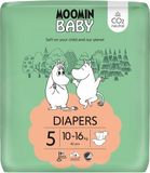 Moomin baby 5 Maxi 10–16 kg, eko pleny 40 ks