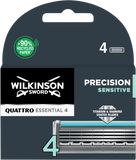 Wilkinson Sword Quattro Titanium Sensitive - Náhradní hlavice 4 ks
