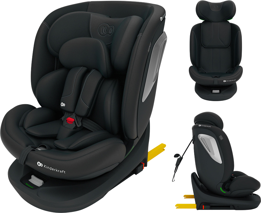 Kinderkraft Autosedačka i-Grow 2 Plus (40-150 cm) Black