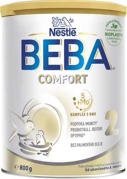 Nestlé Beba COMFORT 2, 5 HMO, pokračovací kojenecké mléko 800 g
