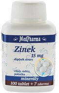 MedPharma Zinek 15 mg 107 tablet