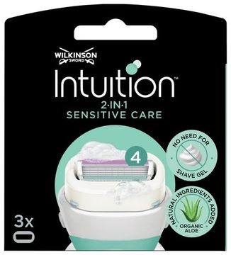 Wilkinson Sword Intuition Sensitive Care - Náhradní hlavice 3 ks
