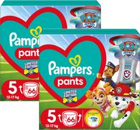 Pampers Active Baby Pants Paw Patrol Kalhotkové plenky vel. 5, 12-17 kg, 2 x 66 ks