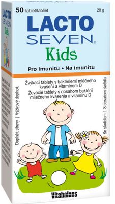Vitabalans Oy Lacto Seven Kids 50 tabletta
