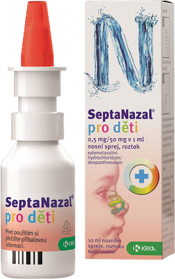 SeptaNazal děti 0.5 mg nosní sprej 10 ml
