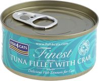 Fish4Cats Konzerva pro kočky Finest tuňák s krabem 70 g