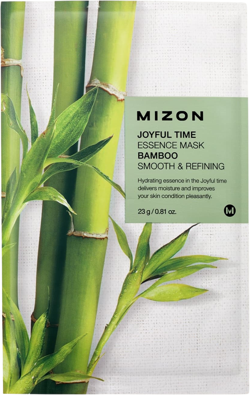 Mizon Joyful Time Essence Mask Bamboo Plátýnková maska s vyhlazujícím efektem 23 g
