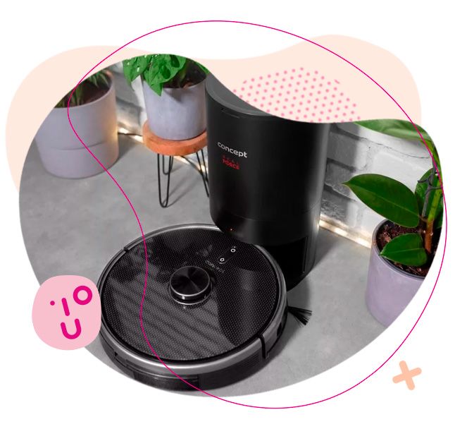 robotický vysavač, úklid, vysávání, concept