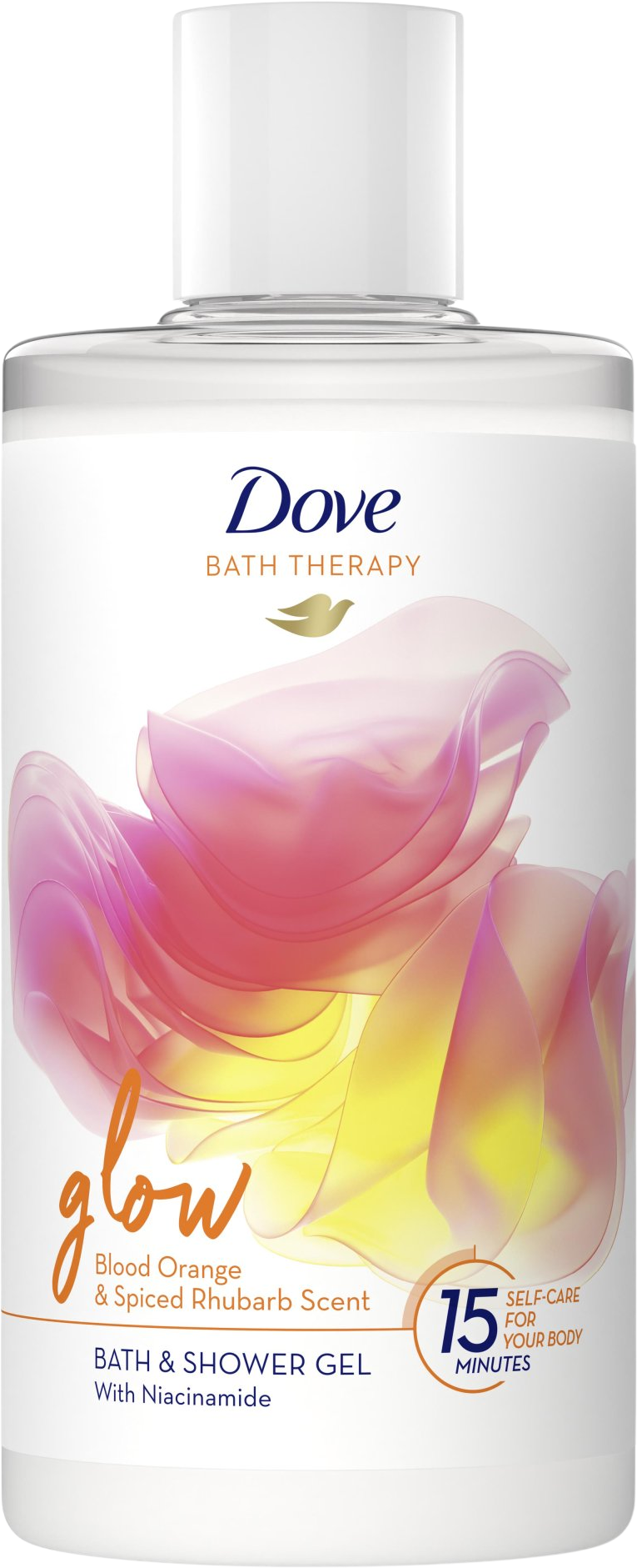 Dove Bath Therapy Glow Pěna do koupele a sprchový gel 400 ml