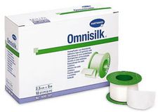 Hartmann Náplast Omnisilk bílé hedvábí 1.25cmx5m 1ks
