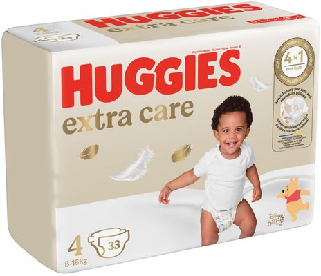 Huggies® Extra Care 4, 33 ks