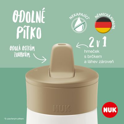 Nuk Láhev Mini-Me PP Flip, zelená 450 ml