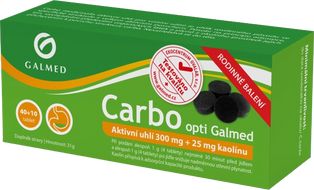 Galmed Carbo Opti, rodinné balení 50 tablet