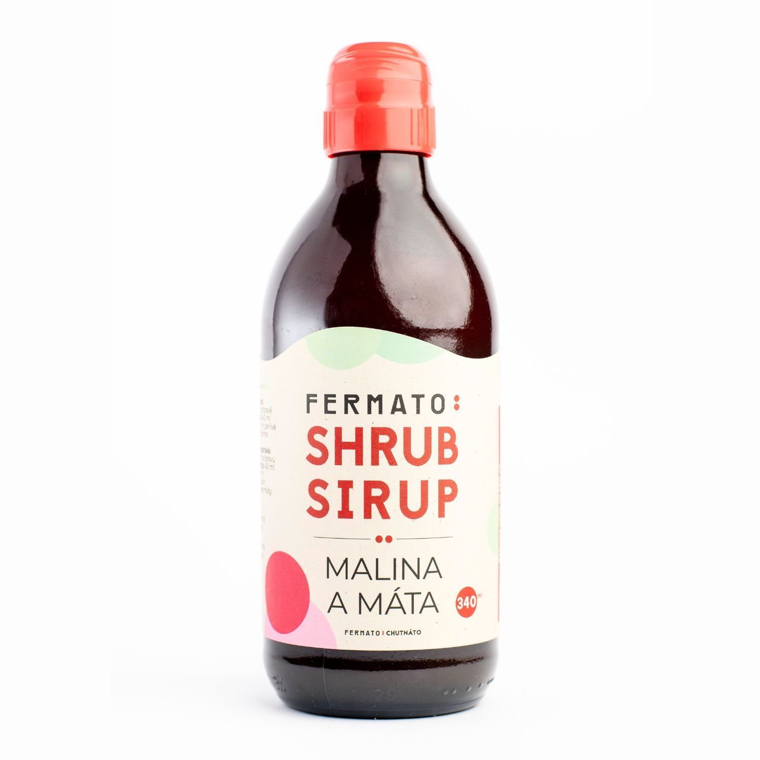 Fermato Shrub sirup - Malina a máta 340 ml
