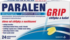 Paralen Grip Chřipka a kašel 24 tablet
