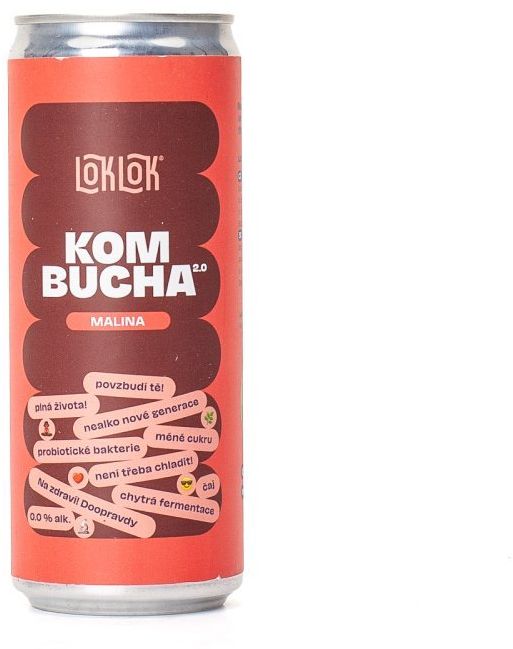 Loklok Kombucha Malina 330 ml