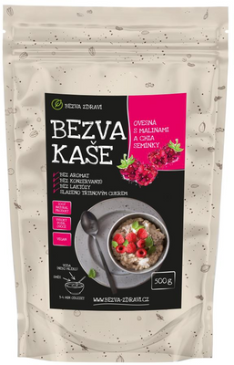 Bezva müsli Ovesná kaše s malinami a chia 500 g