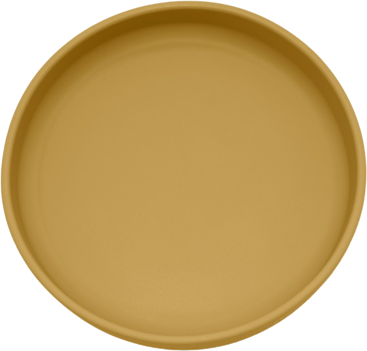 Petite&Mars Set jídelní silikonový TAKE&MATCH, Misty Green - Intense Ochre 6m+, 4 ks