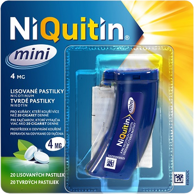 NiQuitin mini 4 mg 20 pastilek