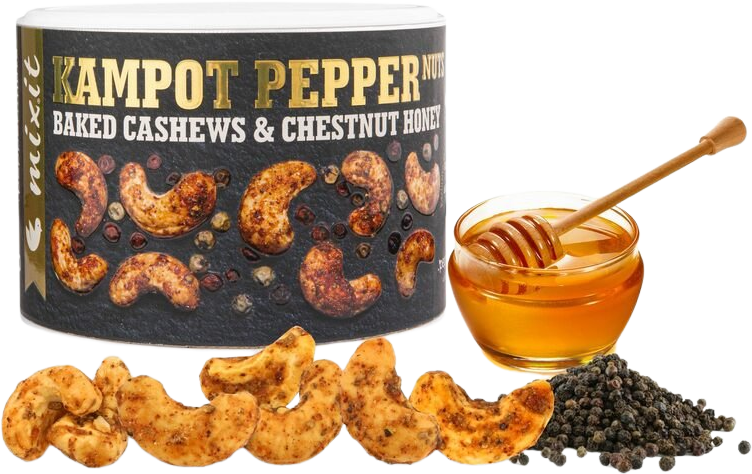 Mixit Oříšky z pece - kampotský pepř a med 160 g