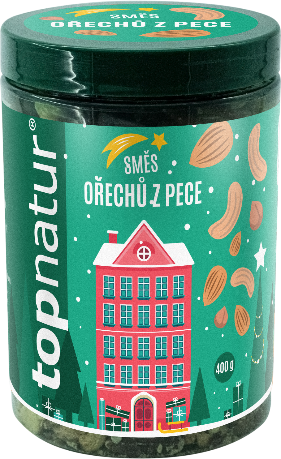 Topnatur Vánoční směs ořechů z pece 400 g