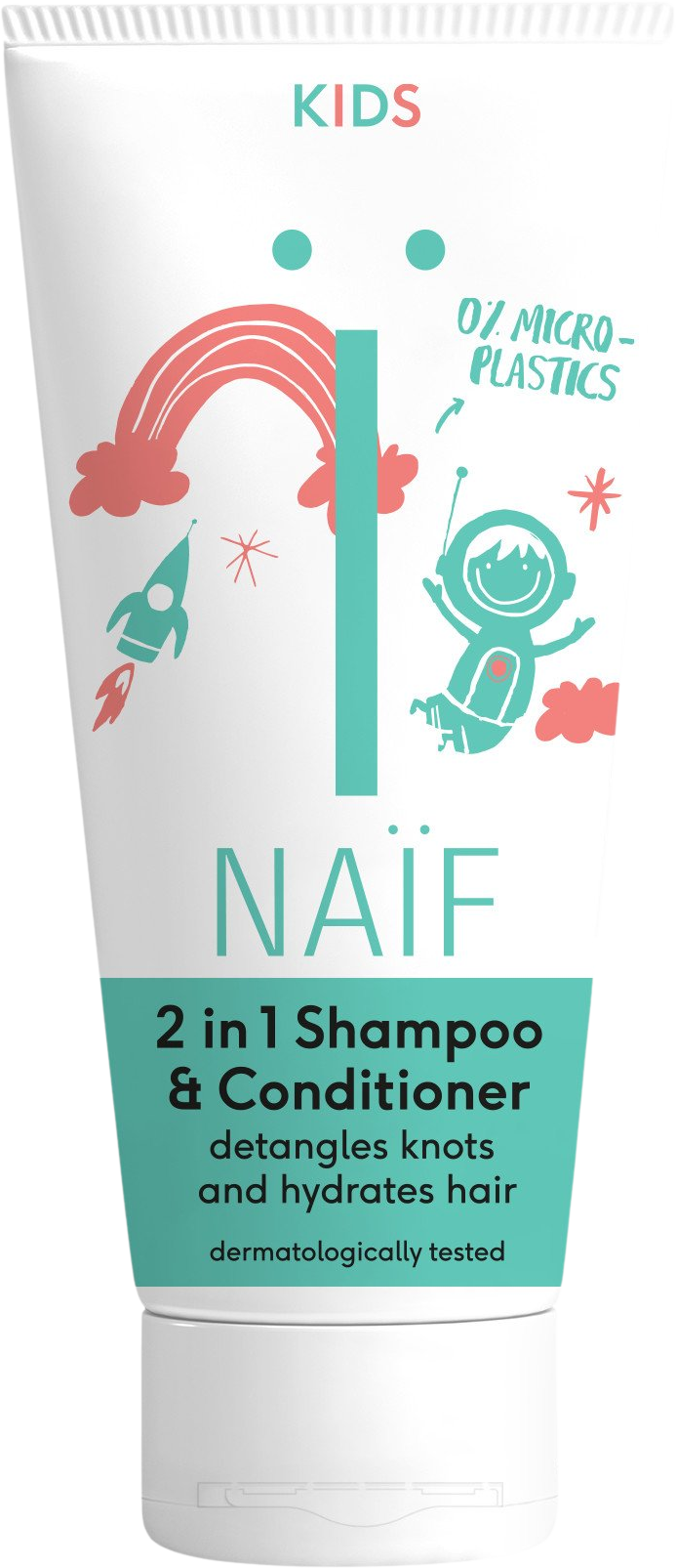 NAÏF Dětský šampon a kondicionér 2v1 pro snadné rozčesávání 200 ml