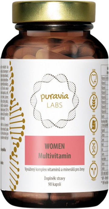 Puravia LABS Multivitamín pro ženy 90 kapslí