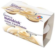 Nutridrink Creme 2 kcal Protein s příchuti kávy 4 x 200 g