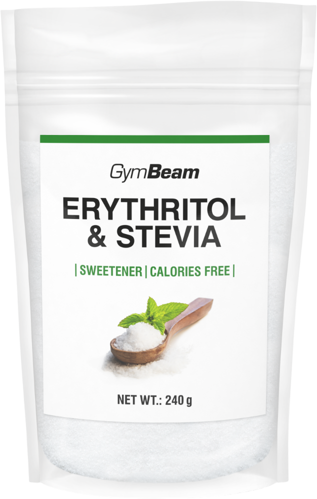 GymBeam Erythritol & Stévie sladidlo 240 g