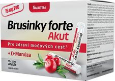 Salutem Pharma Brusinky Forte Akut 1500mg + D-Manosa 10 ampulí