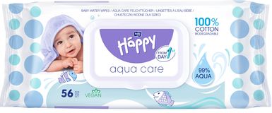 Bella Happy Aqua care vlhčené ubrousky 56 ks