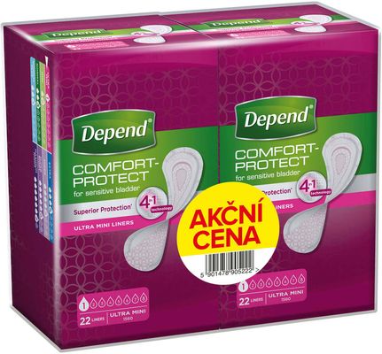 Depend Ultra Mini Duopack 2 x 22 ks