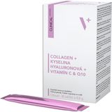 Clinical Collagen + Kyselina Hyaluronová + Vitamín C & Q10, 30 sáčků
