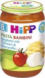 HiPP BIO Rajčata se špagetami a mozzarelou, od 8. měsíce 220 g
