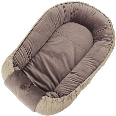 Eko Hnízdo pro miminko bavlněné Velvet Dark Pink 85 cm
