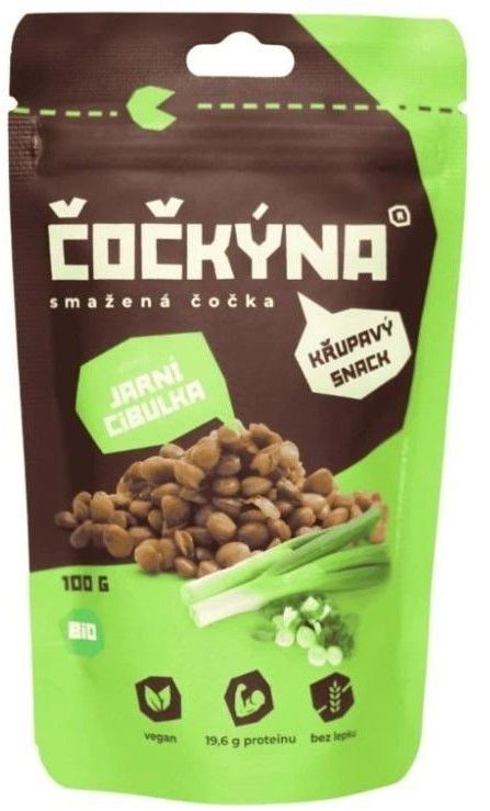 Čočkýna Čočka smažená - jarní cibulka BIO 100 g
