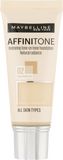 Maybelline New York Affinitone make-up odstín 02 Light Porcelain 30 ml