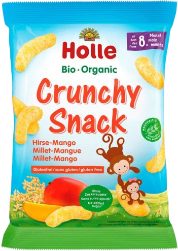 Holle Bio křupky jahelné s mangem 25 g