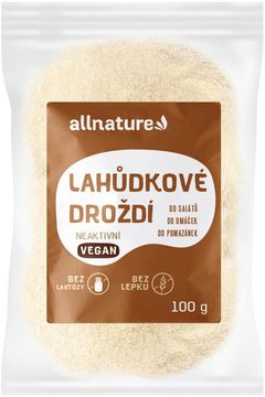 Allnature Lahůdkové droždí neaktivní 100 g