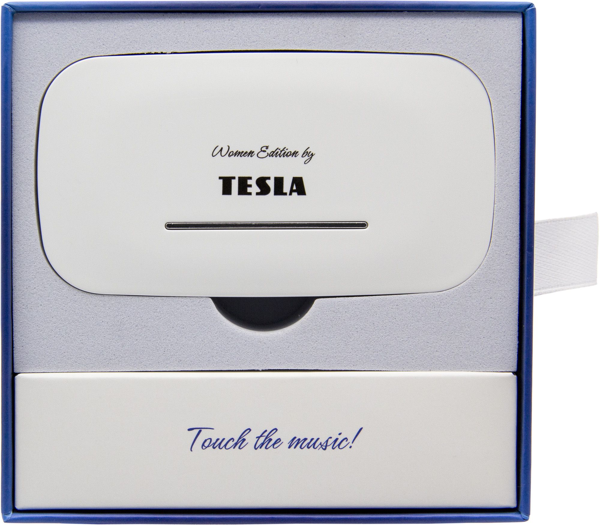 Tesla Sound EB20 - bezdrátová Bluetooth sluchátka (Luxury White)