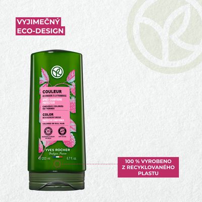 Yves Rocher Kondicionér na barvené vlasy s malinovým octem 200 ml