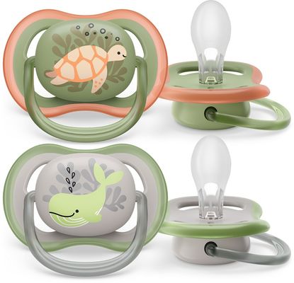 Philips Avent Šidítko Ultra air Obrázek 6-18m chlapec (moře) 2 ks