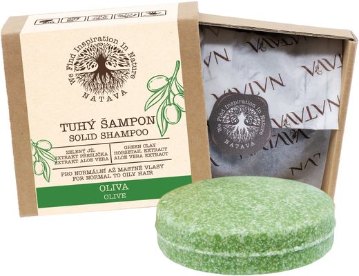 Natava Tuhý šampon Oliva 85 g