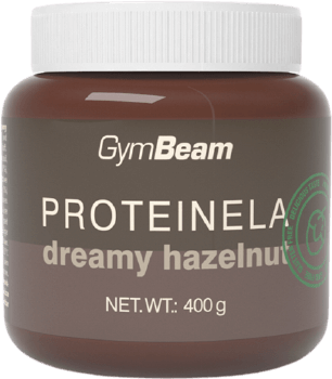 GymBeam Proteinela lískový oříšek 400 g