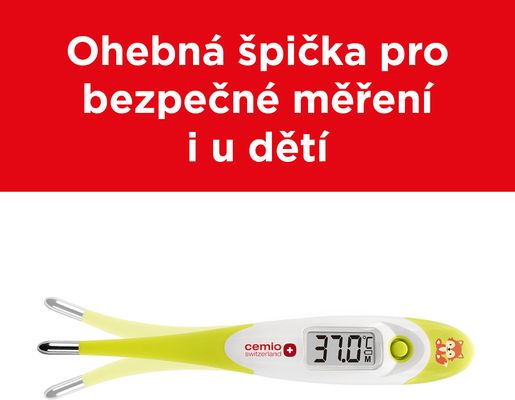 Cemio Metric 304 Rapid Flex Digitální teploměr dětský