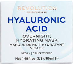 Revolution Hyaluronic Acid Overnight Hydrating Maska na obličej 50 ml