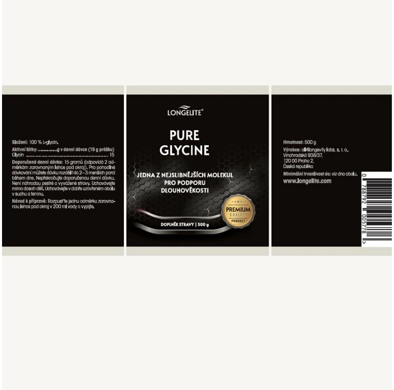 Longelite Pure glycine 500 g