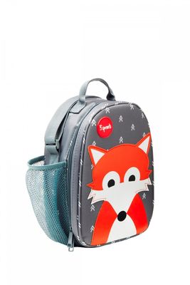 3 Sprouts Taška na svačinu Fox Orange Gray